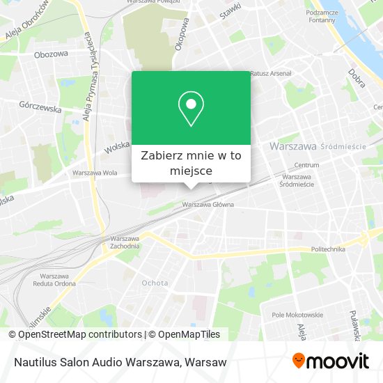 Mapa Nautilus Salon Audio Warszawa