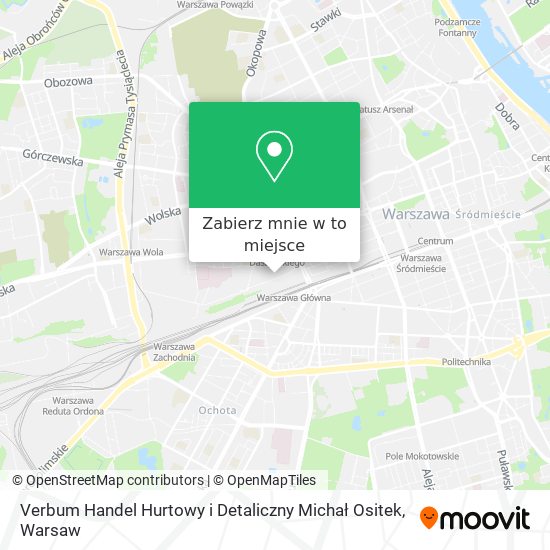 Mapa Verbum Handel Hurtowy i Detaliczny Michał Ositek