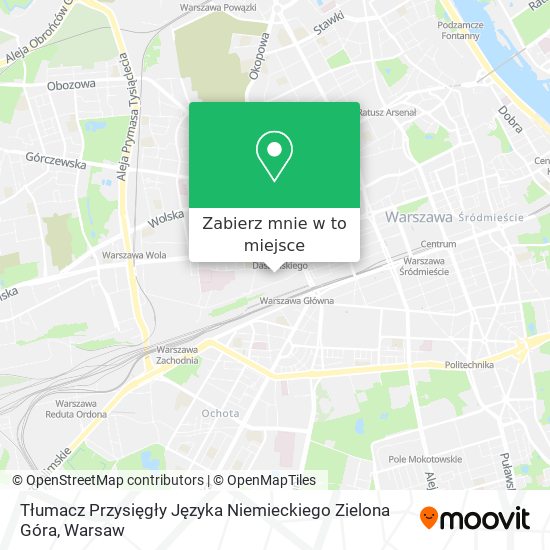 Mapa Tłumacz Przysięgły Języka Niemieckiego Zielona Góra