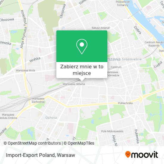 Mapa Import-Export Poland