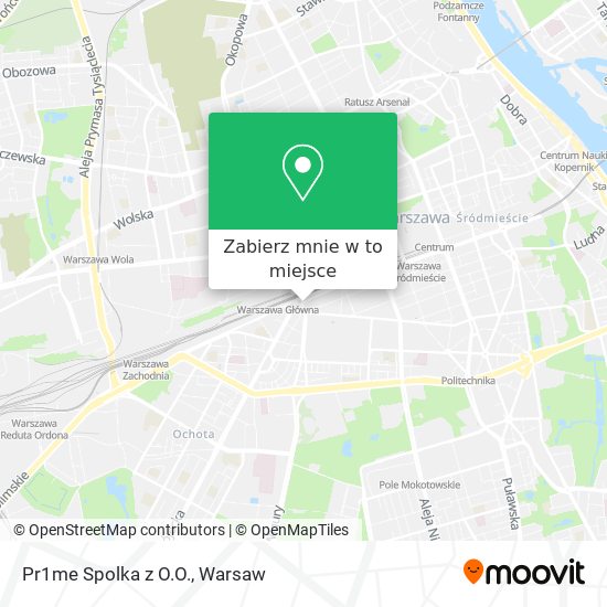 Mapa Pr1me Spolka z O.O.