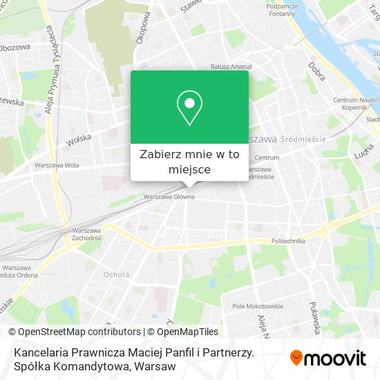 Mapa Kancelaria Prawnicza Maciej Panfil i Partnerzy. Spółka Komandytowa