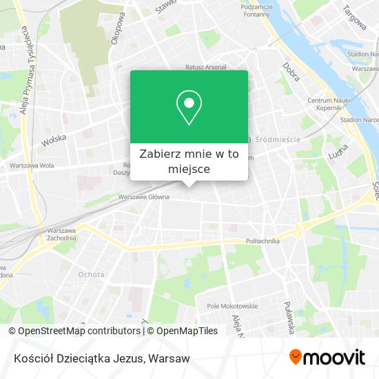 Mapa Kościół Dzieciątka Jezus