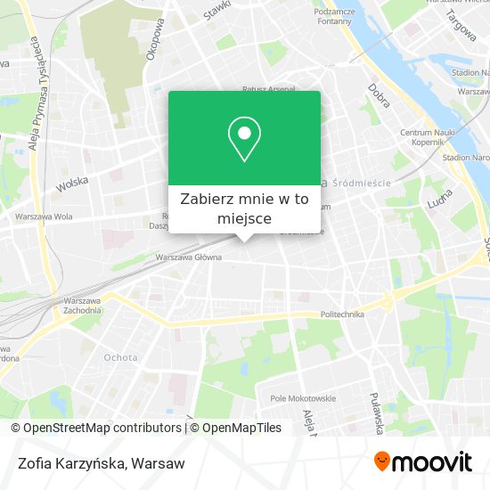 Mapa Zofia Karzyńska