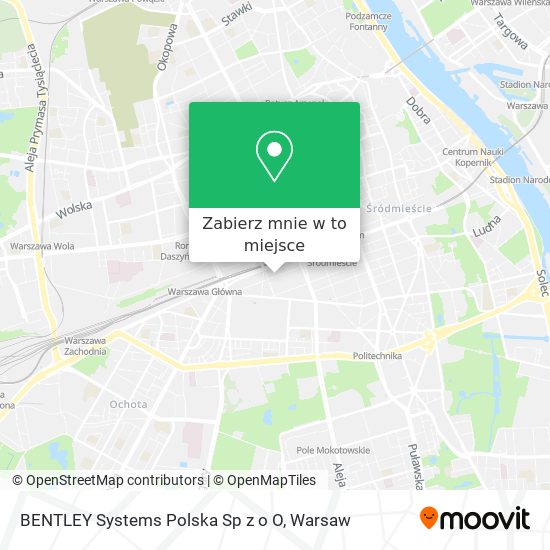 Mapa BENTLEY Systems Polska Sp z o O