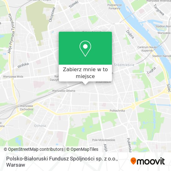 Mapa Polsko-Białoruski Fundusz Spóljności sp. z o.o.