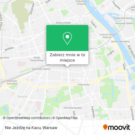 Mapa Nie Jeżdżę na Kacu