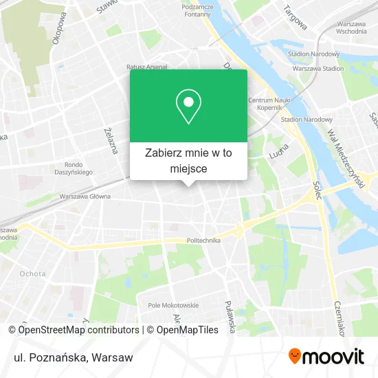 Mapa ul. Poznańska