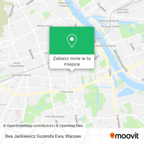 Mapa Bea Jankiewicz Guzenda Ewa