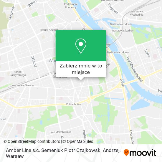 Mapa Amber Line s.c. Semeniuk Piotr Czajkowski Andrzej