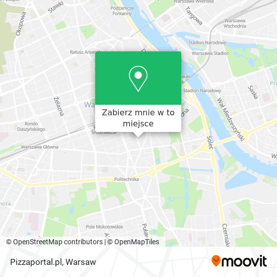 Mapa Pizzaportal.pl