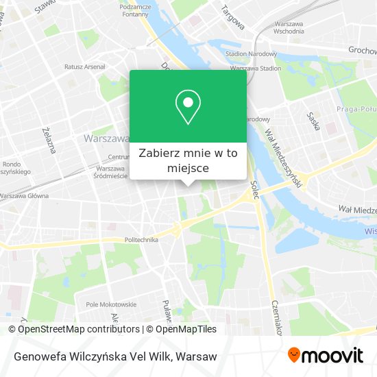 Mapa Genowefa Wilczyńska Vel Wilk