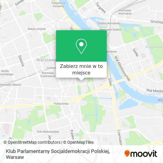 Mapa Klub Parlamentarny Socjaldemokracji Polskiej