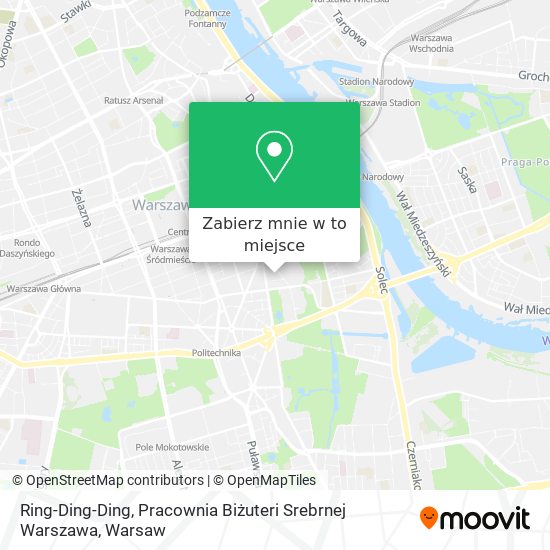 Mapa Ring-Ding-Ding, Pracownia Biżuteri Srebrnej Warszawa