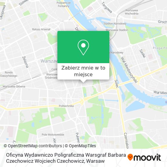 Mapa Oficyna Wydawniczo Poligraficzna Warsgraf Barbara Czechowicz Wojciech Czechowicz