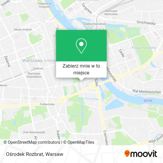 Mapa Ośrodek Rozbrat
