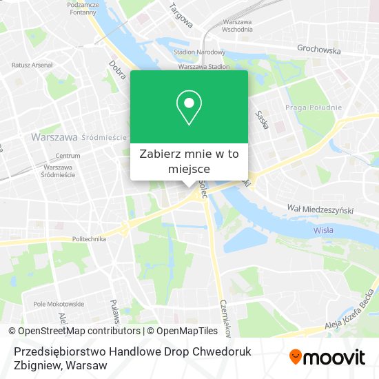 Mapa Przedsiębiorstwo Handlowe Drop Chwedoruk Zbigniew