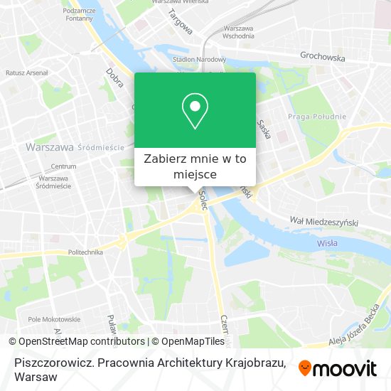 Mapa Piszczorowicz. Pracownia Architektury Krajobrazu