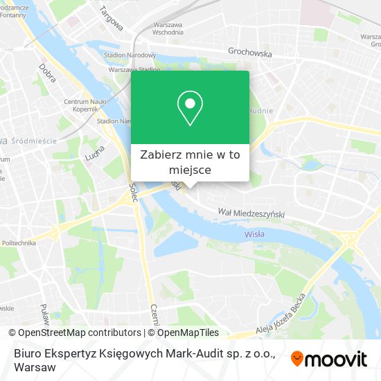 Mapa Biuro Ekspertyz Księgowych Mark-Audit sp. z o.o.