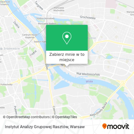 Mapa Instytut Analizy Grupowej Rasztów