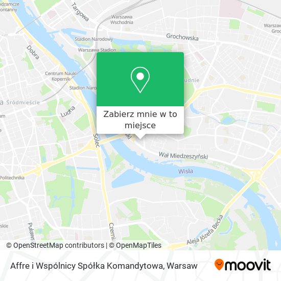 Mapa Affre i Wspólnicy Spółka Komandytowa