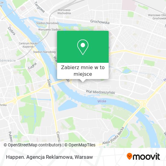 Mapa Happen. Agencja Reklamowa