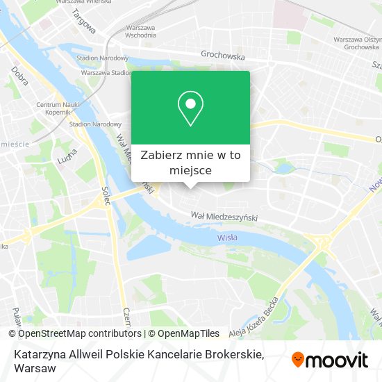 Mapa Katarzyna Allweil Polskie Kancelarie Brokerskie