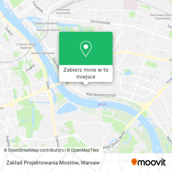 Mapa Zakład Projektowania Mostów