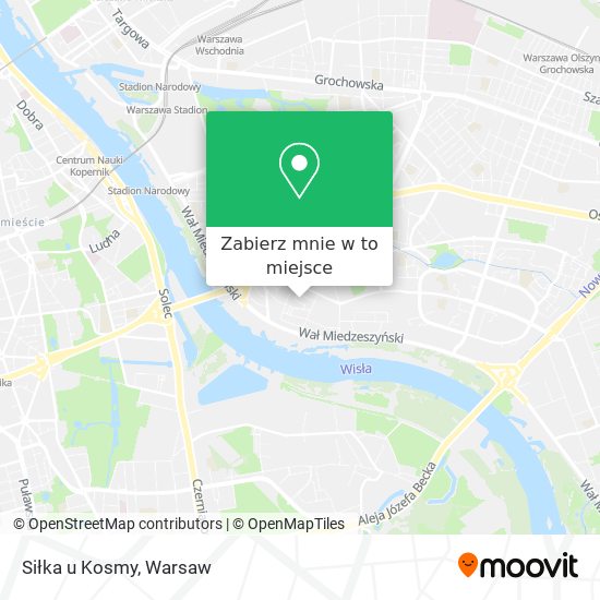 Mapa Siłka u Kosmy