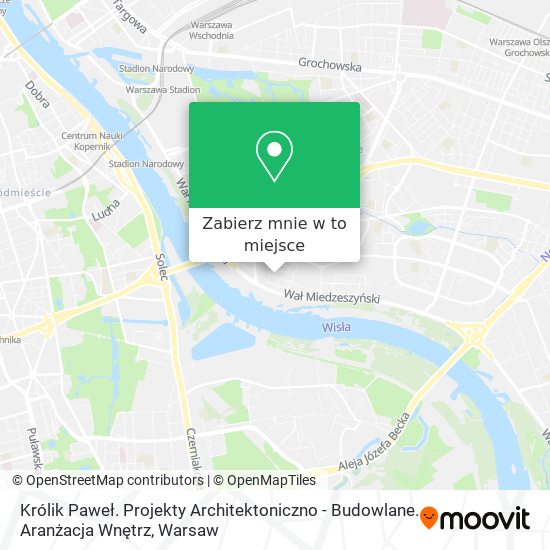 Mapa Królik Paweł. Projekty Architektoniczno - Budowlane. Aranżacja Wnętrz