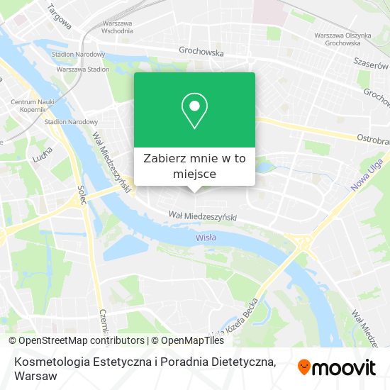 Mapa Kosmetologia Estetyczna i Poradnia Dietetyczna