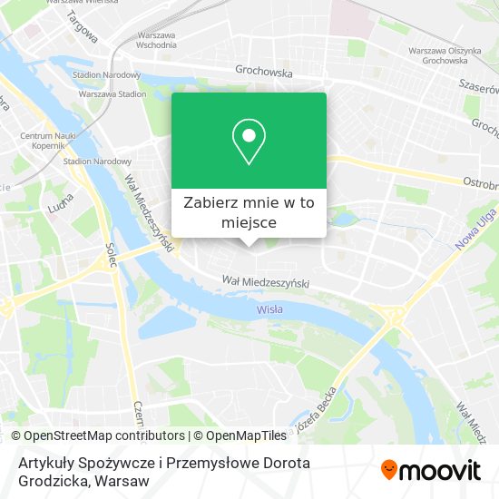 Mapa Artykuły Spożywcze i Przemysłowe Dorota Grodzicka