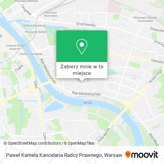 Mapa Paweł Kamela Kancelaria Radcy Prawnego