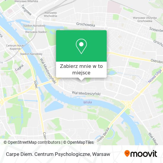 Mapa Carpe Diem. Centrum Psychologiczne