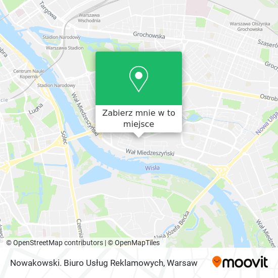 Mapa Nowakowski. Biuro Usług Reklamowych