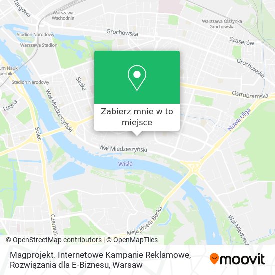 Mapa Magprojekt. Internetowe Kampanie Reklamowe, Rozwiązania dla E-Biznesu