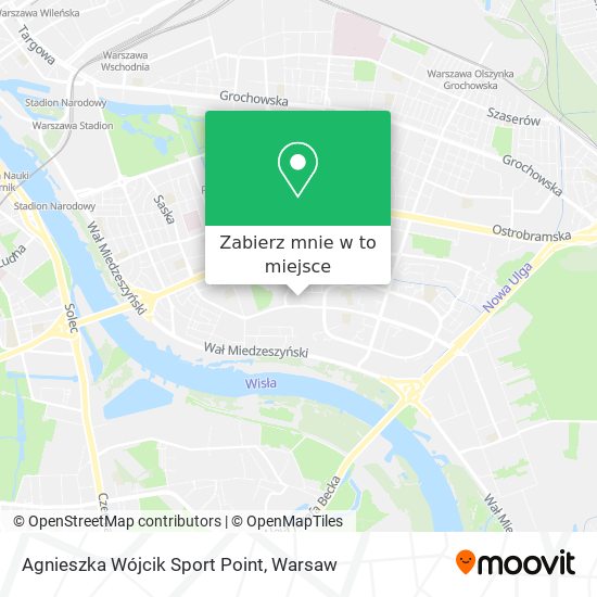 Mapa Agnieszka Wójcik Sport Point