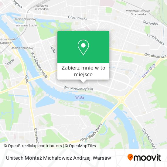 Mapa Unitech Montaż Michałowicz Andrzej