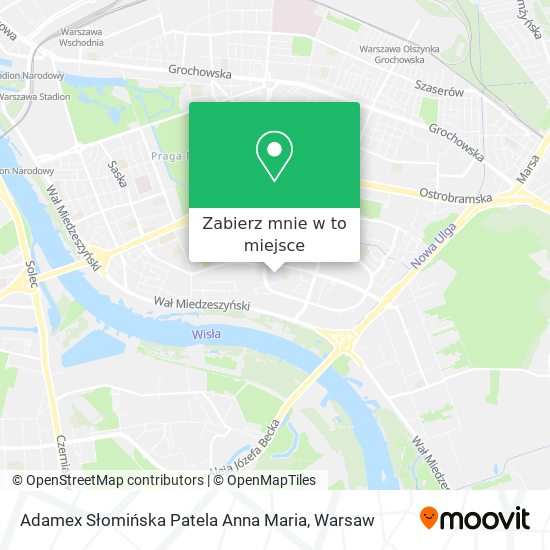 Mapa Adamex Słomińska Patela Anna Maria