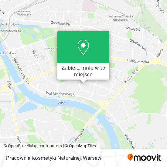 Mapa Pracownia Kosmetyki Naturalnej