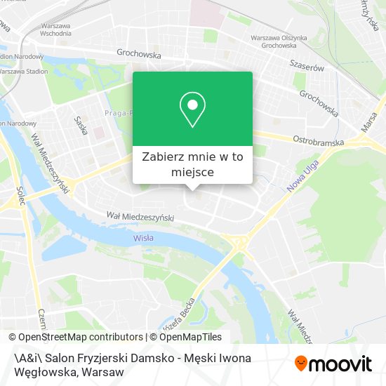 Mapa \A&i\ Salon Fryzjerski Damsko - Męski Iwona Węgłowska