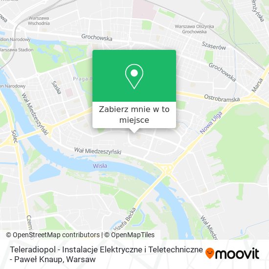 Mapa Teleradiopol - Instalacje Elektryczne i Teletechniczne - Paweł Knaup