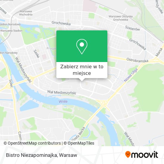 Mapa Bistro Niezapominajka