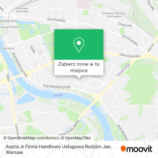 Mapa Aspra Jr Firma Handlowo Usługowa Rodzim Jan