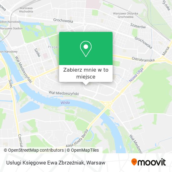 Mapa Usługi Księgowe Ewa Zbrzeźniak