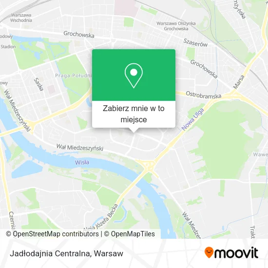 Mapa Jadłodajnia Centralna