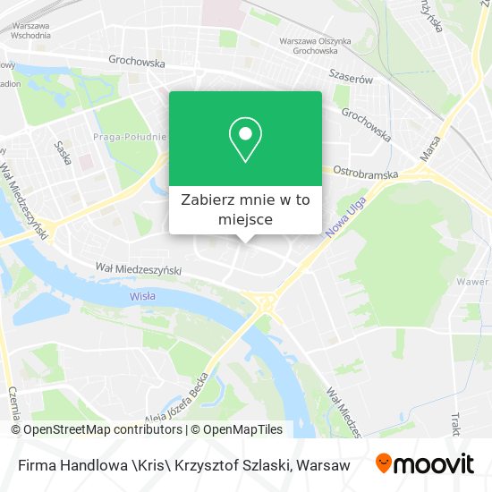 Mapa Firma Handlowa \Kris\ Krzysztof Szlaski