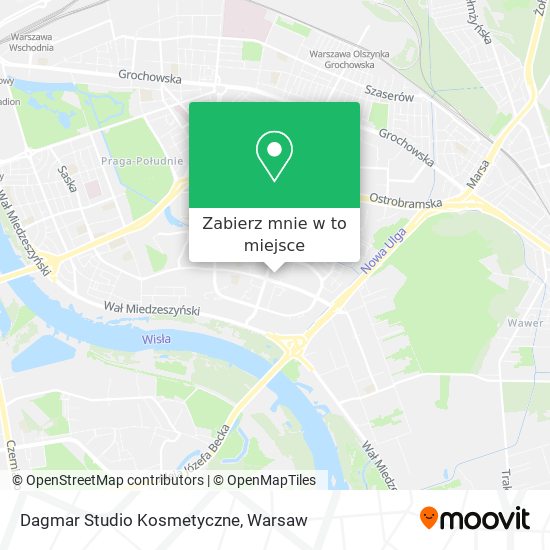 Mapa Dagmar Studio Kosmetyczne