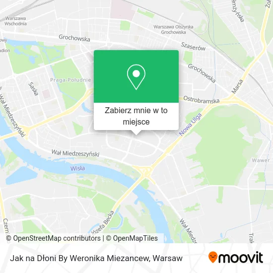 Mapa Jak na Dłoni By Weronika Miezancew