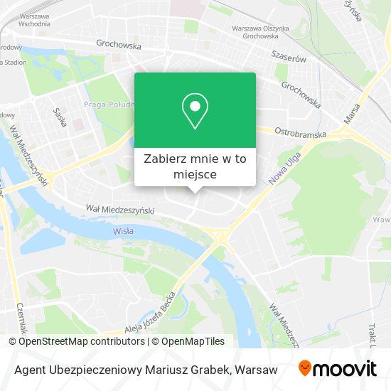 Mapa Agent Ubezpieczeniowy Mariusz Grabek